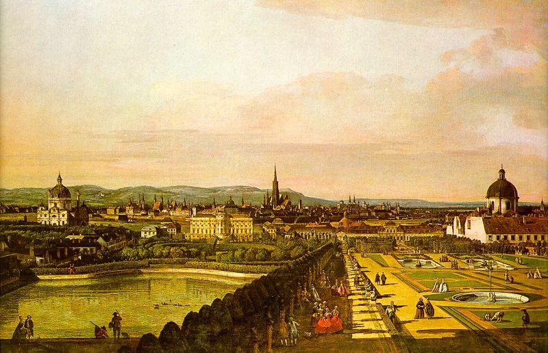 Bernardo Berlotto View of Vienna from the Belvedere Germany oil painting art